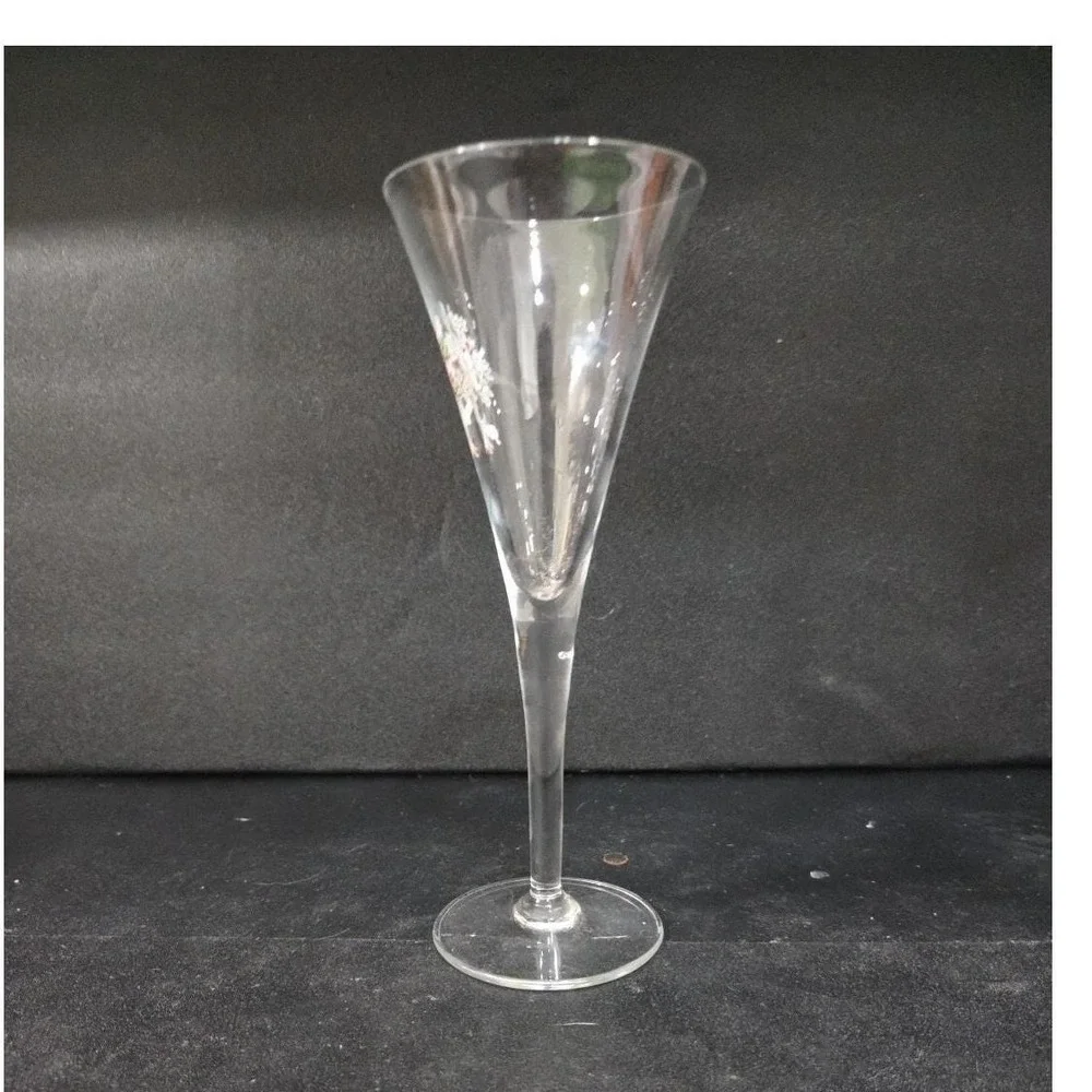 Pêcher Mignon Fluted Cocktail‎ Glass, Vintage Mid-Century Stemware, Barware